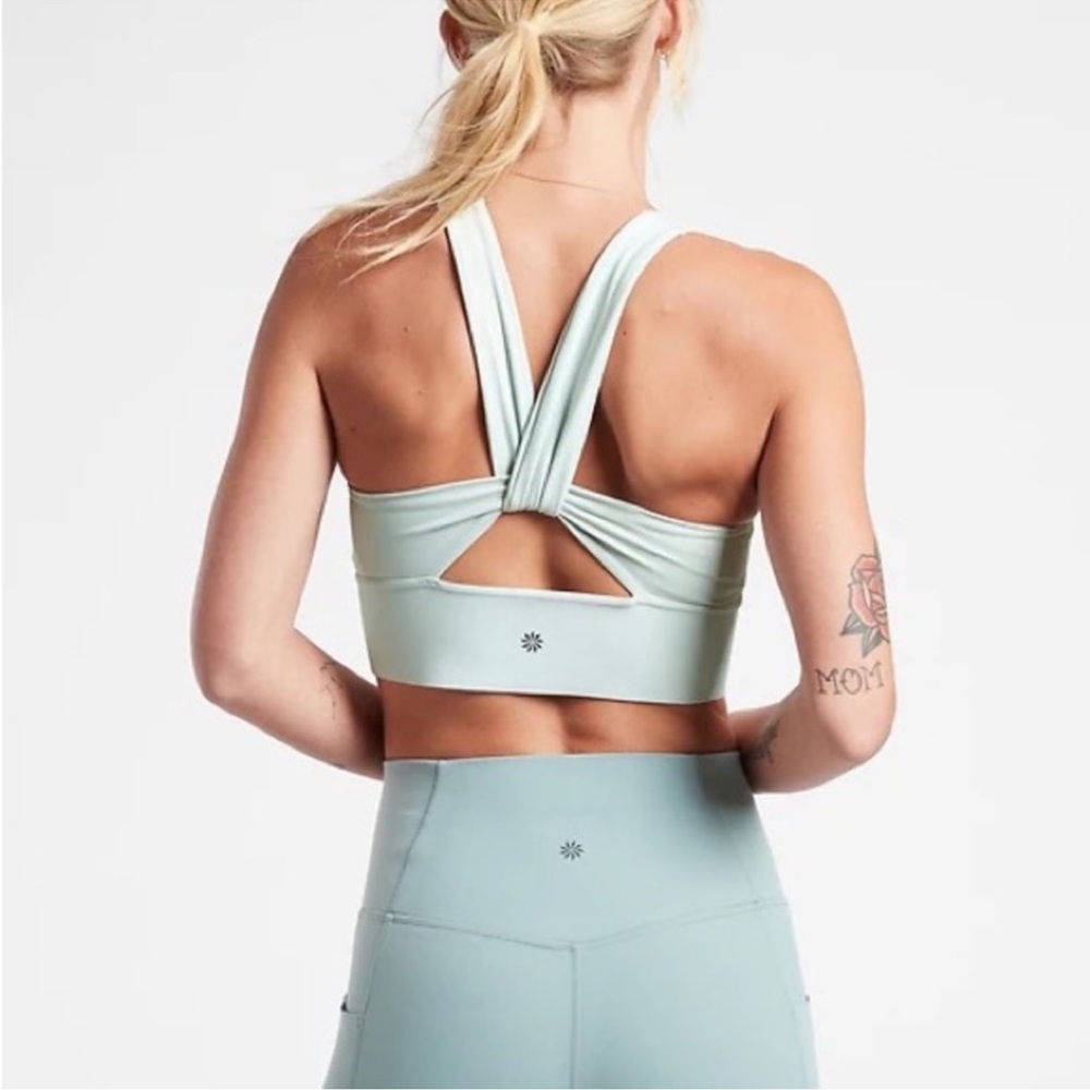 Athleta Light Blue Sports Bra